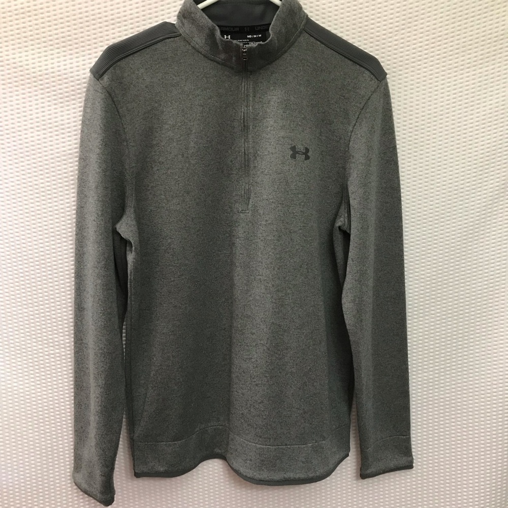 Under Armour Men’s Gray Quarter-Zip Pullover Size Medium NWOT
